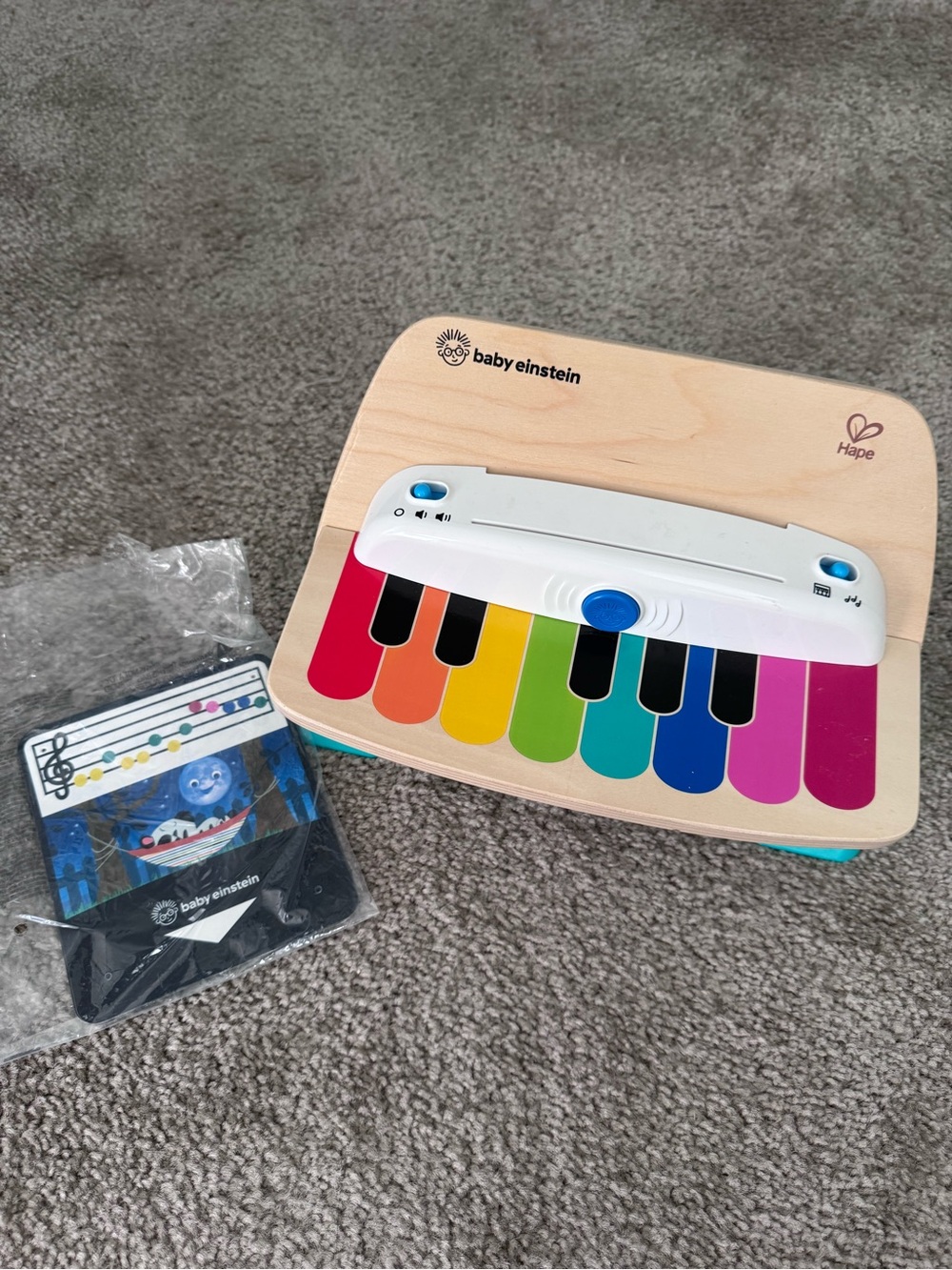 Baby Einstein Hape Rainbow Piano Toy piano